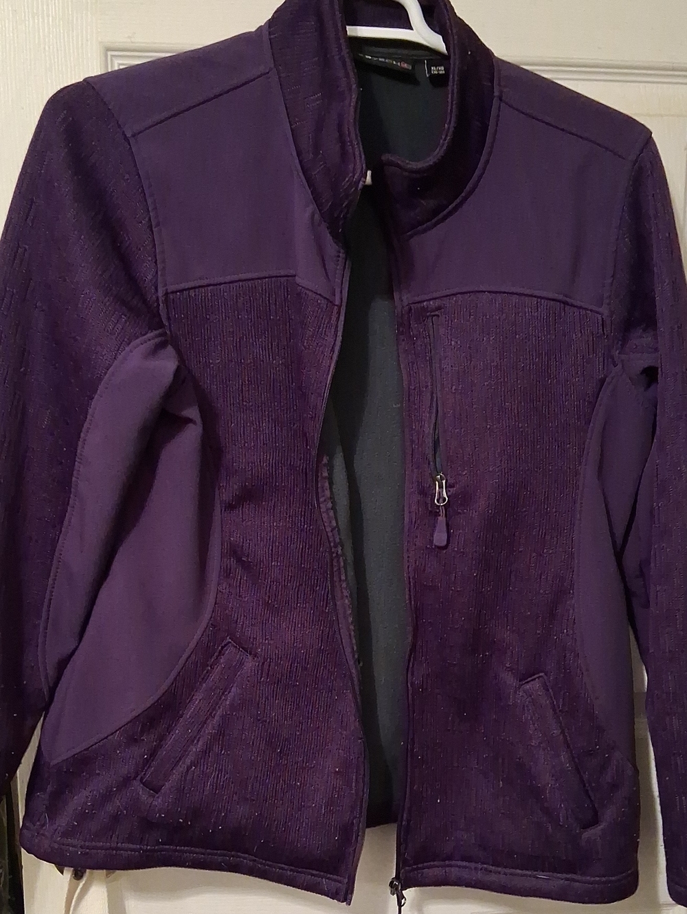 Women's Purple Zip-Front Jacket